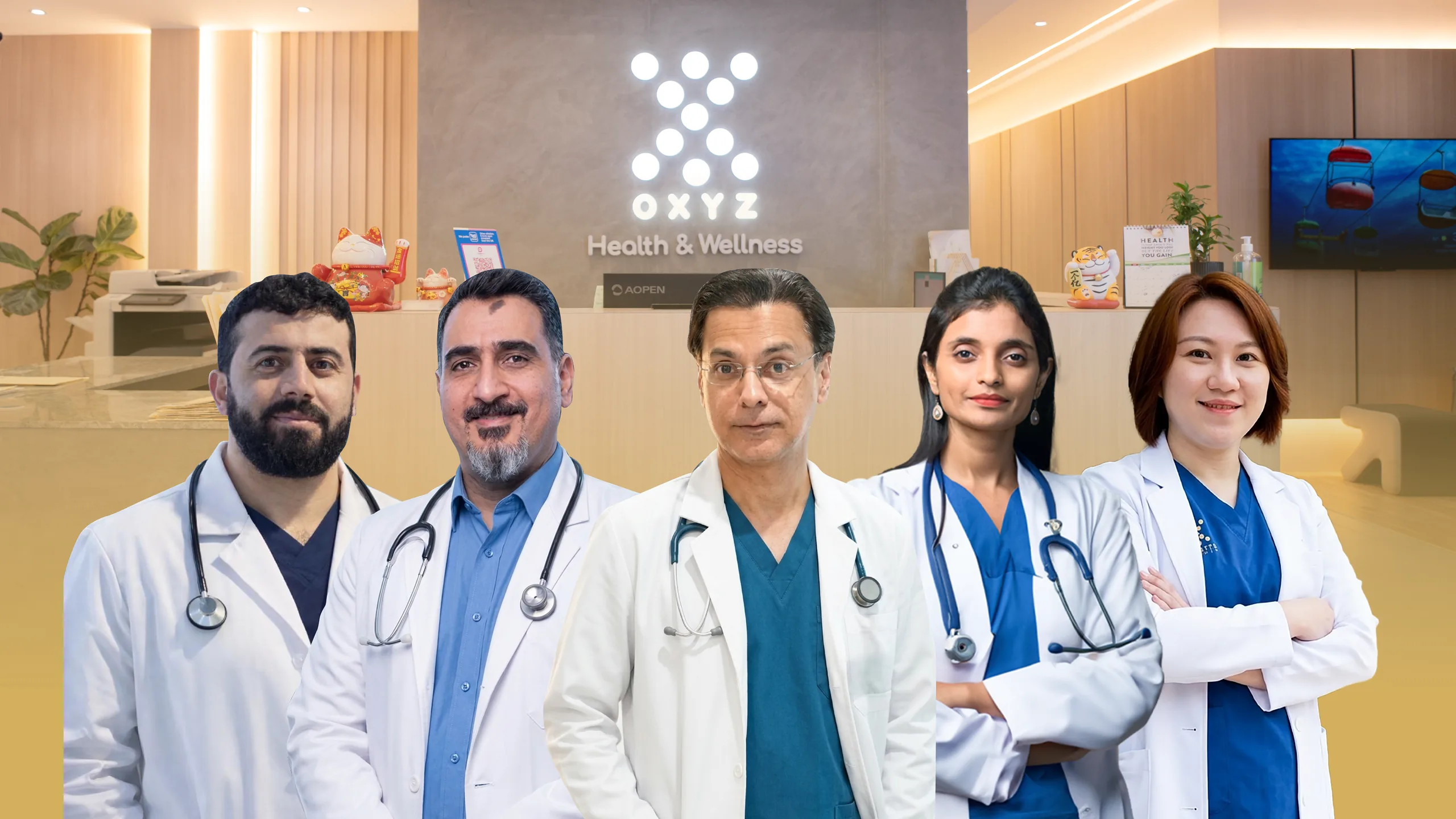 The OXYZ Health and Wellness team