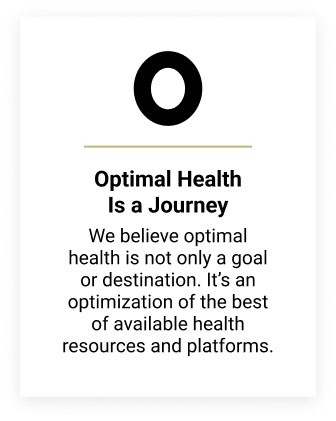 Optimal Health Is a Journey